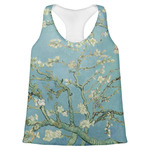 Almond Blossoms (Van Gogh) Womens Racerback Tank Top - Small
