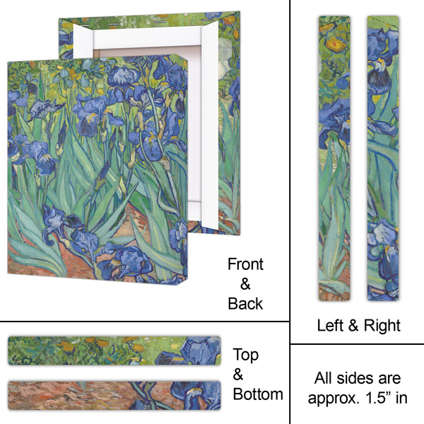 Irises (Van Gogh) 11x14 - Canvas Print - Approval