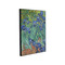 Irises (Van Gogh) 11x14 Wood Print - Angle View
