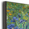 Irises (Van Gogh) 11x14 Wood Print - Closeup