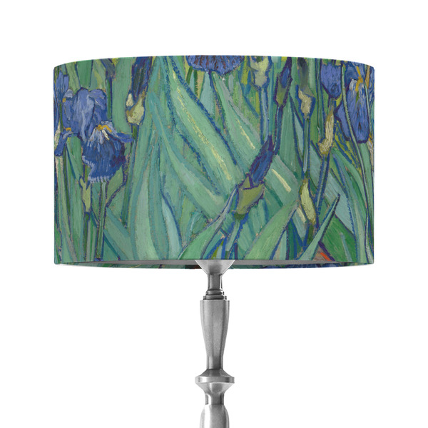 Custom Irises (Van Gogh) 12" Drum Lamp Shade - Fabric