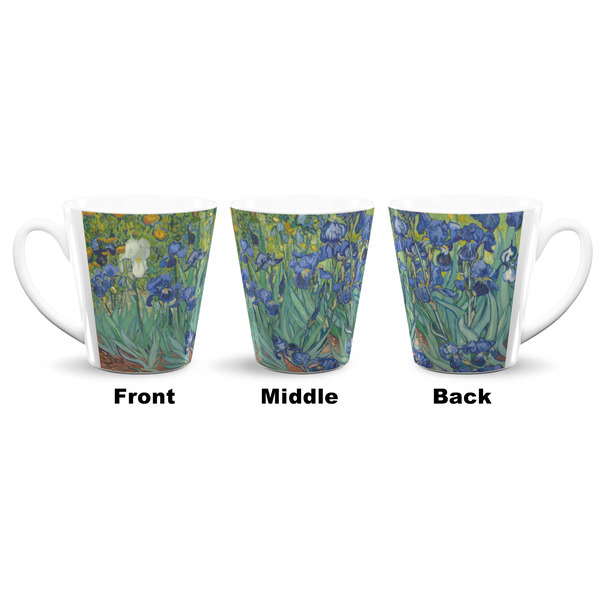 Irises (Van Gogh) 12 Oz Latte Mug - Approval