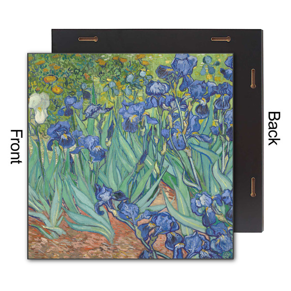 Irises (Van Gogh) 12x12 Wood Print - Front & Back View