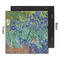 Irises (Van Gogh) 12x12 Wood Print - Front & Back View