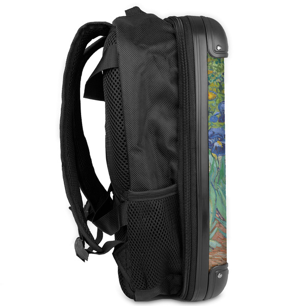 Irises (Van Gogh) 13" Hard Shell Backpacks - Side View