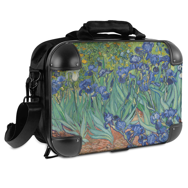 Custom Irises (Van Gogh) Hard Shell Briefcase