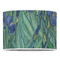 Irises (Van Gogh) 16" Drum Lampshade - FRONT (Poly Film)