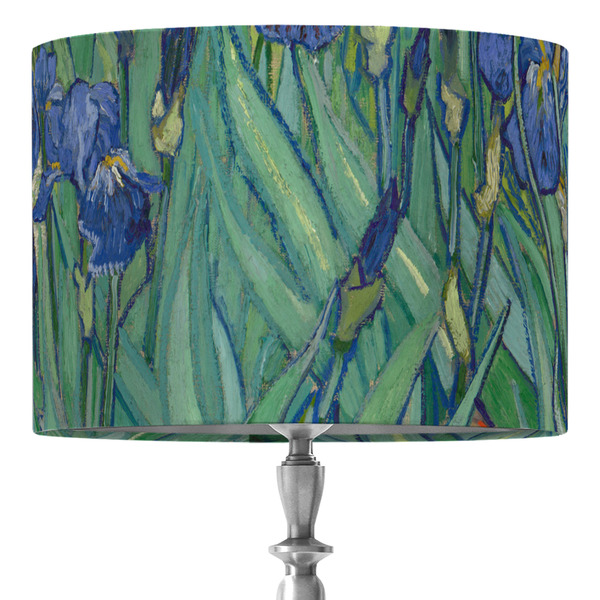 Custom Irises (Van Gogh) 16" Drum Lamp Shade - Fabric