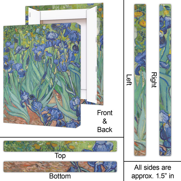 Irises (Van Gogh) 16x20 - Canvas Print - Approval