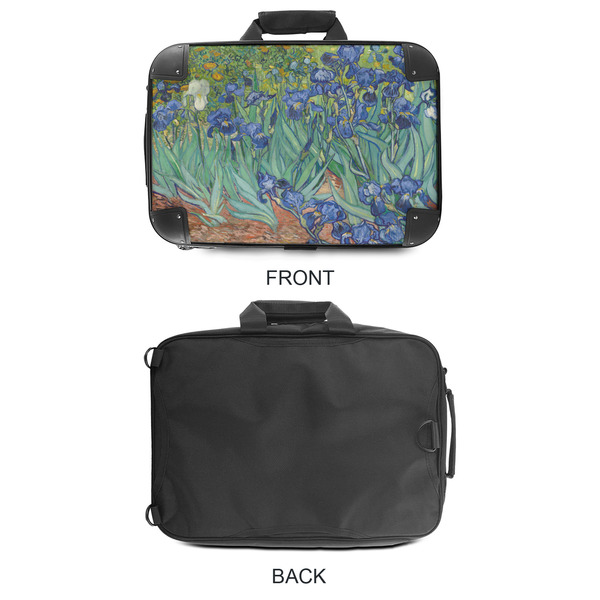 Irises (Van Gogh) 18" Laptop Briefcase - APPROVAL