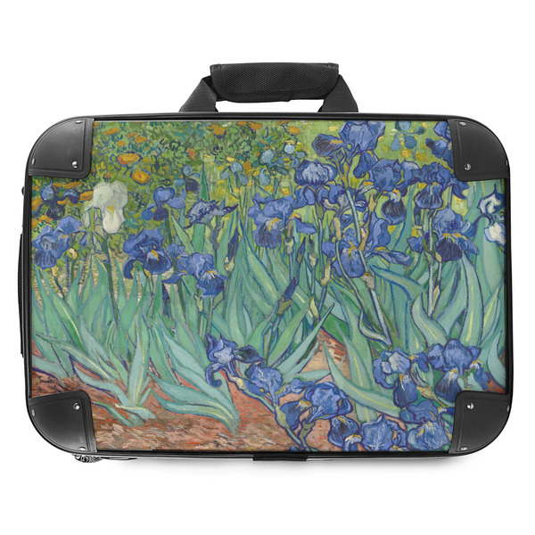 Custom Irises (Van Gogh) Hard Shell Briefcase - 18"