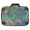Irises (Van Gogh) 18" Laptop Briefcase - FRONT