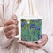 Irises (Van Gogh) 20oz Coffee Mug - LIFESTYLE