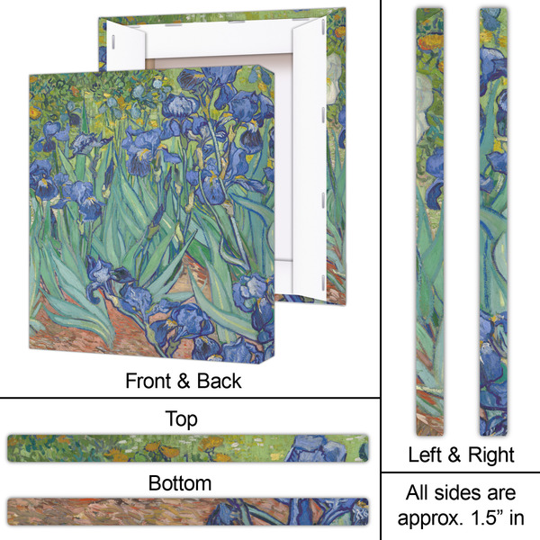Irises (Van Gogh) 20x24 - Canvas Print - Approval