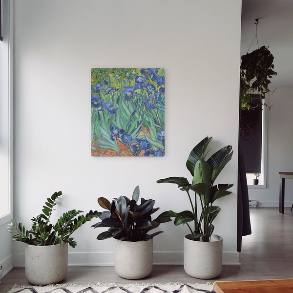 Irises (Van Gogh) 20x24 - Canvas Print - In Context