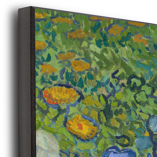 Irises (Van Gogh) 20x24 Wood Print - Closeup