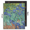 Irises (Van Gogh) 20x24 Wood Print - Front & Back View