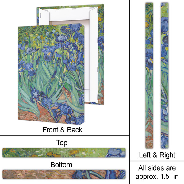 Irises (Van Gogh) 20x30 - Canvas Print - Approval