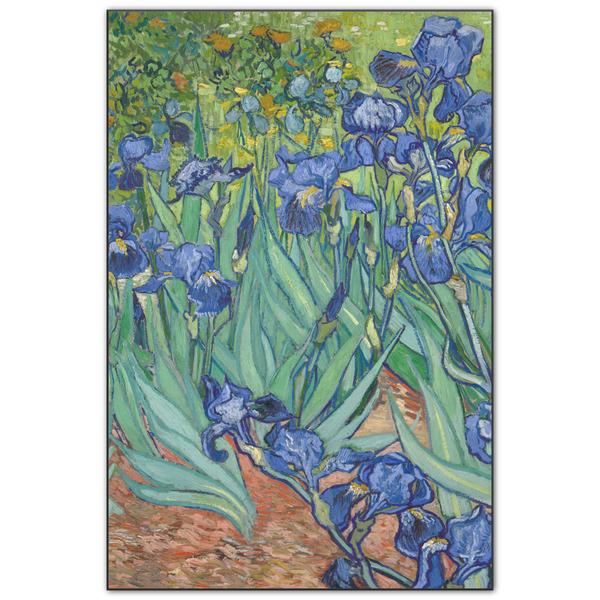 Custom Irises (Van Gogh) Wood Print - 20x30