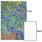 Irises (Van Gogh) 24x36 - Matte Poster - Front & Back