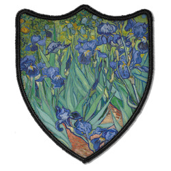 Irises (Van Gogh) Iron On Shield Patch B