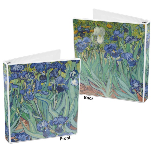 Irises (Van Gogh) 3-Ring Binder Front and Back