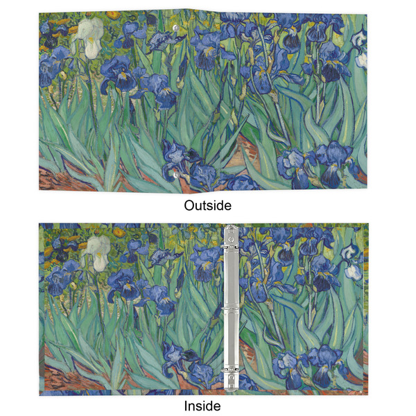 Irises (Van Gogh) 3 Ring Binders - Full Wrap - 1" - APPROVAL