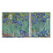 Irises (Van Gogh) 3 Ring Binders - Full Wrap - 1" - OPEN INSIDE