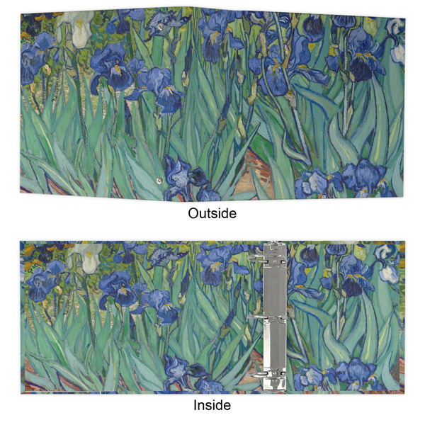 Irises (Van Gogh) 3 Ring Binders - Full Wrap - 3" - APPROVAL