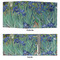 Irises (Van Gogh) 3 Ring Binders - Full Wrap - 3" - APPROVAL