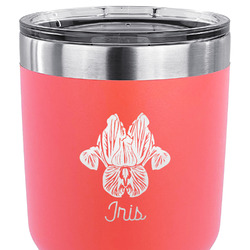 Irises (Van Gogh) 30 oz Stainless Steel Tumbler - Coral - Double Sided
