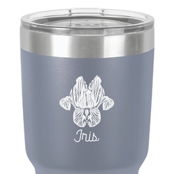 Irises (Van Gogh) 30 oz Stainless Steel Tumbler - Grey - Single-Sided
