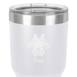 Irises (Van Gogh) 30 oz Stainless Steel Tumbler - White - Single-Sided