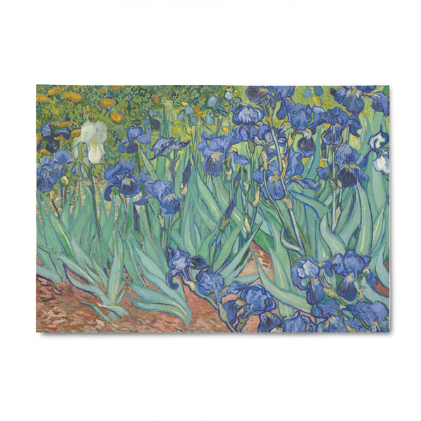 Custom Irises (Van Gogh) 4' x 6' Patio Rug