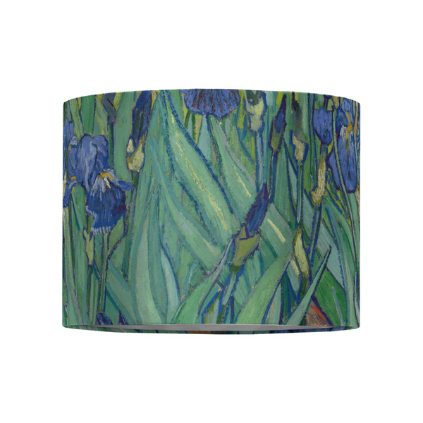 Irises (Van Gogh) 8" Drum Lampshade - FRONT (Fabric)