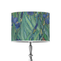 Irises (Van Gogh) 8" Drum Lamp Shade - Poly-film