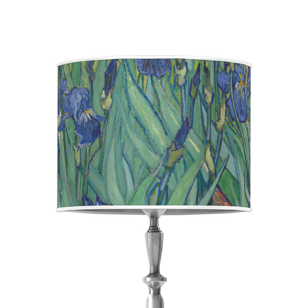 Custom Irises (Van Gogh) 8" Drum Lamp Shade - Poly-film