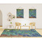 Irises (Van Gogh) 8'x10' Indoor Area Rugs - IN CONTEXT