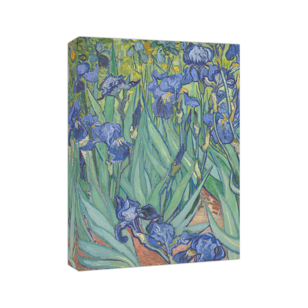 Irises (Van Gogh) 8x10 - Canvas Print - Angled View