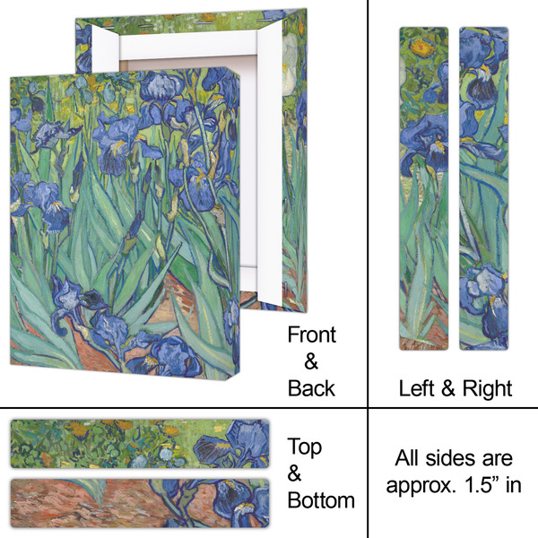 Irises (Van Gogh) 8x10 - Canvas Print - Approval