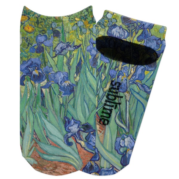 Custom Irises (Van Gogh) Adult Ankle Socks