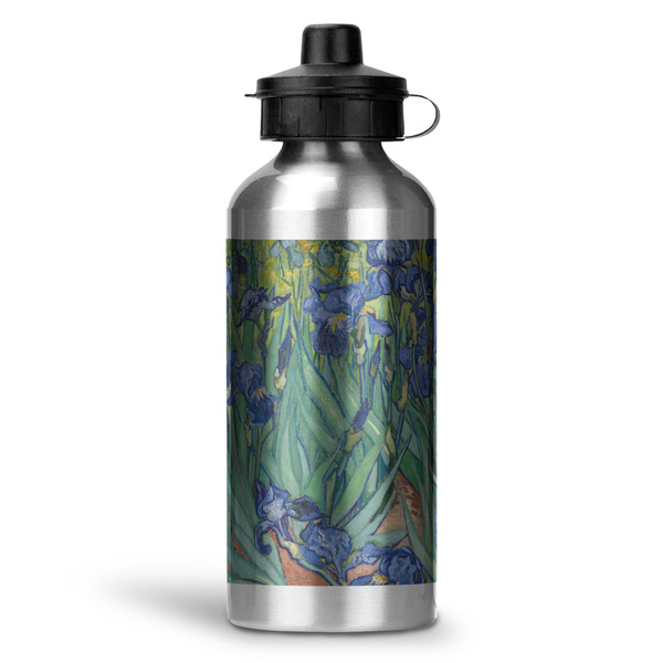 Custom Irises (Van Gogh) Water Bottle - Aluminum - 20 oz