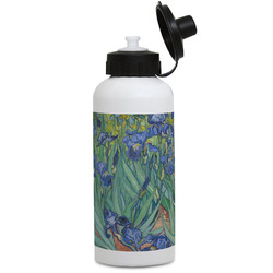 Irises (Van Gogh) Water Bottles - Aluminum - 20 oz - White