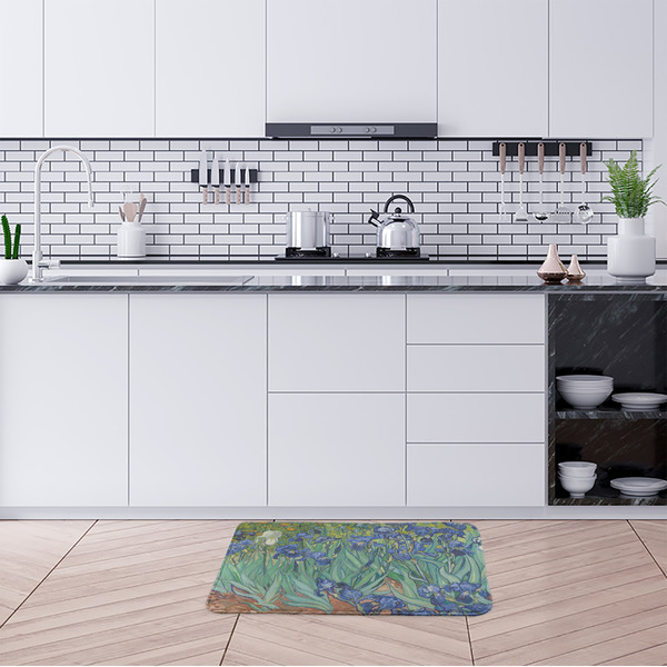 Irises (Van Gogh) Anti-Fatigue Kitchen Mats - LIFESTYLE