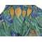 Irises (Van Gogh) Apron - Pocket Detail with Props
