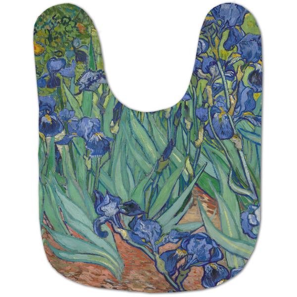 Irises (Van Gogh) Baby Bib - AFT flat