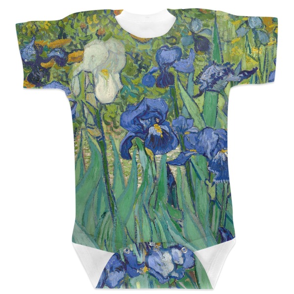 Custom Irises (Van Gogh) Baby Bodysuit