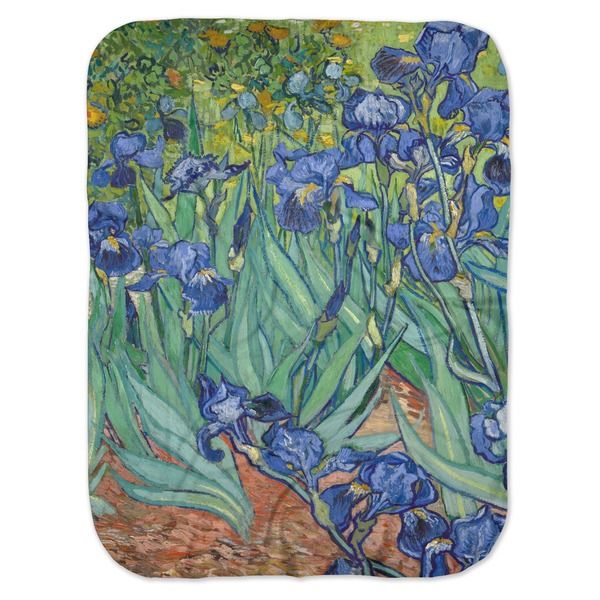 Custom Irises (Van Gogh) Baby Swaddling Blanket