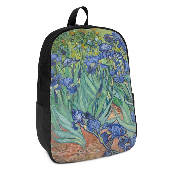 Custom Irises (Van Gogh) Kids Backpack