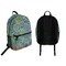 Irises (Van Gogh) Backpack front and back - Apvl